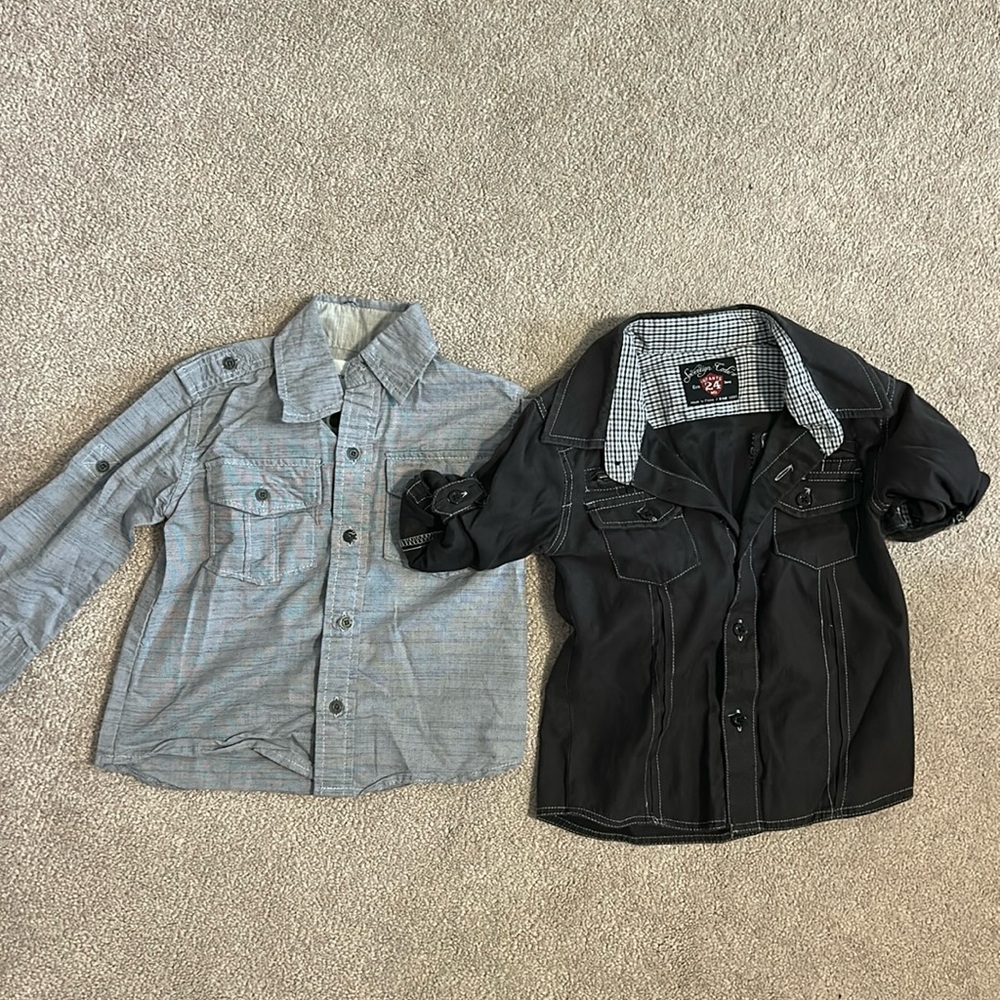 2T button ups